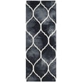 thumbnail image 2 of Safavieh Dip Dye Christabella Distressed Runner Rug, Graphite/Ivory, 2'3" x 6', 2 of 8