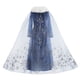 thumbnail image 5 of Disfraz de Elsa, reina de las nieves de Disney para niñas, vestido de Elsa, traje de cosplay de Frozen, disfraz de princesa de las nieves, traje de fiesta de cumpleaños de Halloween, 5 of 5