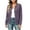 Purple, variant on Vivianyo HD Women's Collared Button Down Cardigan Sweater, Long Sleeve Knit Top for Women Fall Outwear, Women's Army Green, Sizes S-2XL