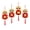 C, variant on Dserhfy 4 Pcs Chinese New Year Hanging Lantern Decoration Red Lucky Paper Honeycomb Lantern for Spring Festival Celebration