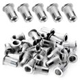 thumbnail image 1 of Stainless Steel Rivet Nuts, Flat Head with Threaded Insert Rivet Nuts Assorted, 1 of 5