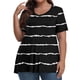 thumbnail image 2 of Camiseta de Manga Corta de Cuello en V Sólido Casual, Camisetas de Manga Corta para las Mujeres, 2 of 7