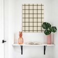 thumbnail image 4 of Canvas Wall Art Black Buffalo Plaid Canvas Art Print Farmhouse Vintage Linen Black Stripes Pictures Wall Decor for Living Room Bedroom Artwork Decorations Stretched Framed Ready to Hang 8"x10", 4 of 9