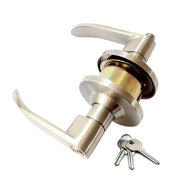 Stainless Steel Internal Door Handle Set- Latch Lock Best Handle Door J8D5