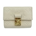 thumbnail image 1 of Pre-Owned Louis Vuitton Monogram Empreinte Portefeuille Metis M81071 IC Chip Crème... (Good), 1 of 9