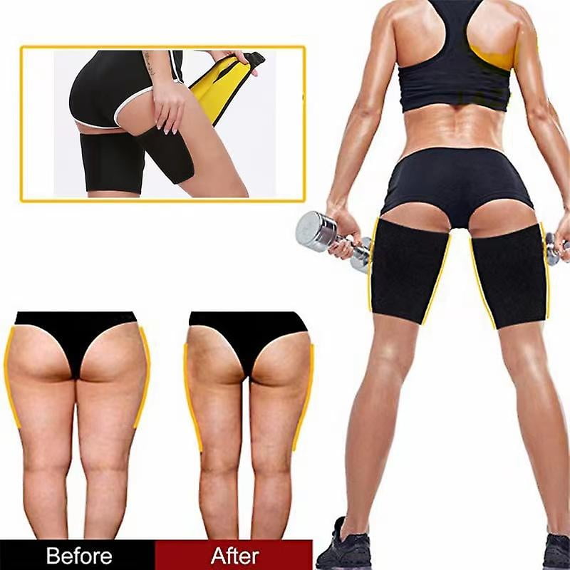 Women s Leg Shaper Sauna Sweat Thigh Trimmers Weight Loss Slimming Legs Fat Thermo Neoprene Compress Belt