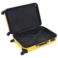 thumbnail image 5 of vidaXL Hardcase Trolley Set 3 pcs Yellow ABS, 5 of 5