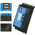 thumbnail image 4 of Solar Charge Controller, Dual USB Output Regulator Solar Charge Discharge Controller, Solar Controller For Industrial Automotive Household Home Car Commercial 10A,20A,30A, 4 of 8