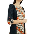 thumbnail image 6 of Bimba Womens Straight Cotton Kurti Designer Ladies Kurta Dress Clothing, 6 of 8