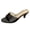 Black, variant on Pointed Heel Womens Sandals Open Toe Heeled Mules Satin Stiletto Design Comfortable Classic Wedding Elegant Dress Shoes Green Size 9