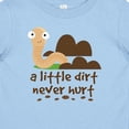 thumbnail image 4 of Inktastic Funny Dirt Never Hurt Boys Earthworm Boys Baby T-Shirt, 4 of 5