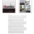 thumbnail image 2 of Papel de pared autoadhesivo Baoblaze 3D geométrico a prueba de aceite 30.5X30.5cm, 2 of 5