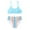 A-Blue252, variant on Hihipz Swimming Suit For Little Girls Skintight Two Piece Bikini Kids Summer Beach Bathing Suit,Sizes 7-8
