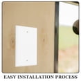thumbnail image 2 of KAKOWELY Blank Outlet Cover Plate Rectangular Plastic Home Decor 1Pcs, 2 of 8
