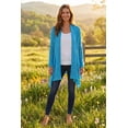 thumbnail image 4 of Woman Within Plus Size Open Front Pointelle Cardigan Sweater, 4 of 6