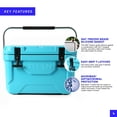 thumbnail image 2 of Nevera Dura Titan Hard Ice 20L (30 Latas) con Microban Azul, 2 of 6
