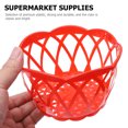 thumbnail image 3 of HORIALENCE 12Set Egg Crate Plastic Red Organizer for Vegetable Storage at Home, 3 of 5