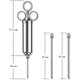 thumbnail image 4 of Kit de inyector de carne de acero inoxidable 304 de alta resistencia con barril de gran capacidad de 60 ml con 3 agujas para adobo comercial, 4 of 5