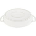thumbnail image 2 of STAUB Ceramique Ceramic Special Shape Bakeware, Matte-White, 2 of 7