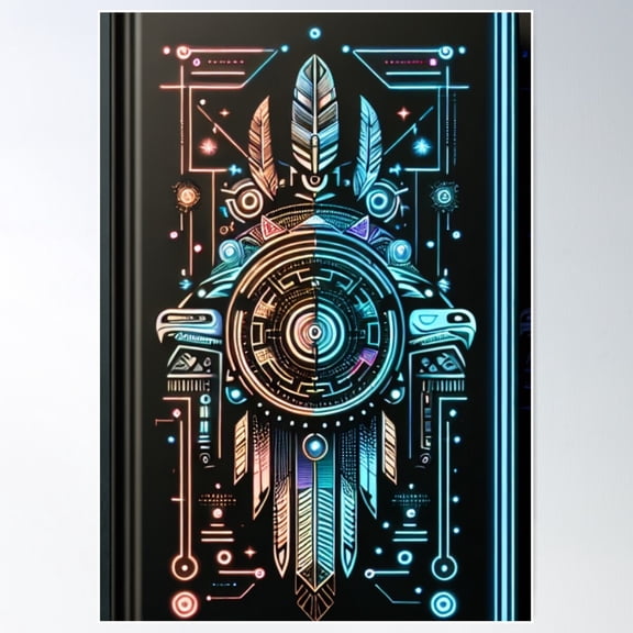 Native America Poster Wall Art, Modern Wall Decor For Living Room Bedroom, 8x12 UNFRAMED