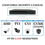 Analog CCTV Camera HD 2MP 4-in-1 TVI AHD CVI 960H Analog Kamera - Foto 11