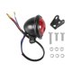 thumbnail image 1 of Red 12V Led Black Cafe Racer Tail Light for Chopper Bobber, 1 of 5