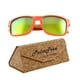 thumbnail image 1 of Modernos Lentes de Colores Soul Colors Polarized Orange Polarizado+UV400 Policarbonato Madera de Bambú, 1 of 1
