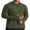 Army Green, variant on UPF 50+ Sun Protection Hoodie for Men Long Sleeve Fishing Shirts Lightweight Summer Outdoor Workout Rash Guard