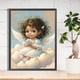 thumbnail image 2 of Pintura de diamante 5D DIY taladro redondo completo Ángel niño Kit decoración del hogar arte artesanal Hugtrwg Para estrenar, 2 of 9