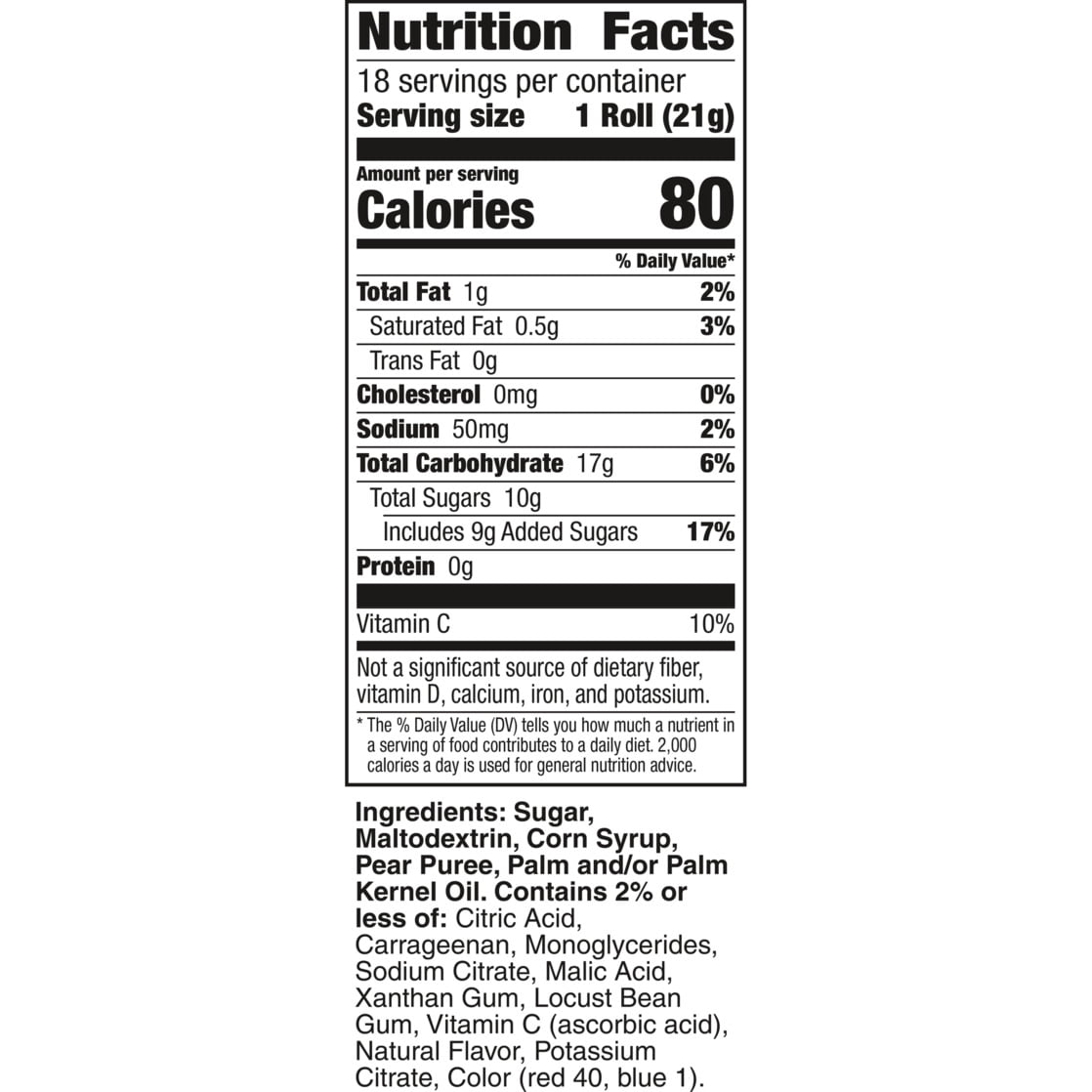 Fruit by the Foot Fruit Flavored Snacks, Stranger Things, Mystery Flavor, 18 Count, 13.5 oz
