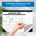 thumbnail image 6 of VINAUO Desk Calendar 2026, Large Desktop Calendar 18-Month Monthly Planner, 17"x12" Desktop Calendar Jan 2026-Jun2027, Big Daily Blocks with To-Do List for Home Office School, 6 of 7