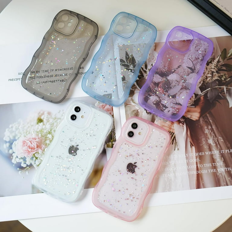 Compatible with iPhone 11,Cute Kawaii Bling Sparkle Glitter Frame