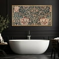 thumbnail image 3 of IDEA4WALL Extra Large Framed Canvas Print Wall Art Botanical Elegance Victorian Style Pattern Fine Art Floral Antique Retro Illustrations Oversized Artwork Relax/Calm for Room Decor - 60"x30", 3 of 5
