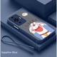 thumbnail image 2 of Huawei nova 11 Pro 11i Y91 Y71 Lindo Caso Lucky Doraemon Candy Color Carcasa Transparente Mate Parachoques Cubierta Trasera, 2 of 3