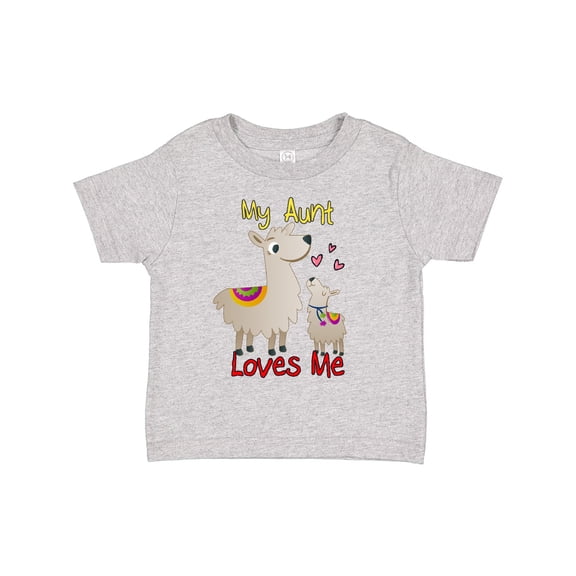 Inktastic My Aunt Loves Me Llama Boys or Girls Toddler T-Shirt