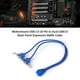 thumbnail image 4 of Cable Deflector USB 3.0 Expansión Del Panel Posterior 20 Pin A Dual USB3.0 para La Computadora PC, 4 of 9