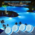 thumbnail image 3 of Waterproof submersible LED pool light, RGB multi-color IP68 waterproof pool light, 3 of 4