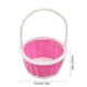 thumbnail image 3 of Mini cesta tejida de plástico para Pascua | Pequeña y duradera cesta de Pascua de 13 x 7 cm | Colores brillantes: rosa, azul, verde, amarillo, naranja y rojo | Perfecta para la búsqueda de huevos de, 3 of 6