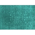 thumbnail image 1 of Ahgly Company Indoor Rectangle Oriental Turquoise Blue Industrial Area Rugs, 5' x 7', 1 of 4