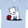 thumbnail image 4 of Inktastic Westie with Ball Boys or Girls Baby Bodysuit, 4 of 5