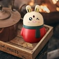 thumbnail image 4 of sunsanly Toothpick Holder Press-on Type Automatic Cute Rabbit Shape Toothpick Box Desktop Ornament Daily Use, 4 of 8