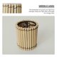 thumbnail image 4 of Small Bamboo Lamp Shade Vintage Lampshade Pendant Light Cover Decorative Light Accessory, 4 of 4