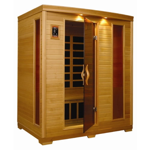 Dynamic Infrared Grand 3 Person Carbon FAR Infrared Sauna II by Dynamic Sauna