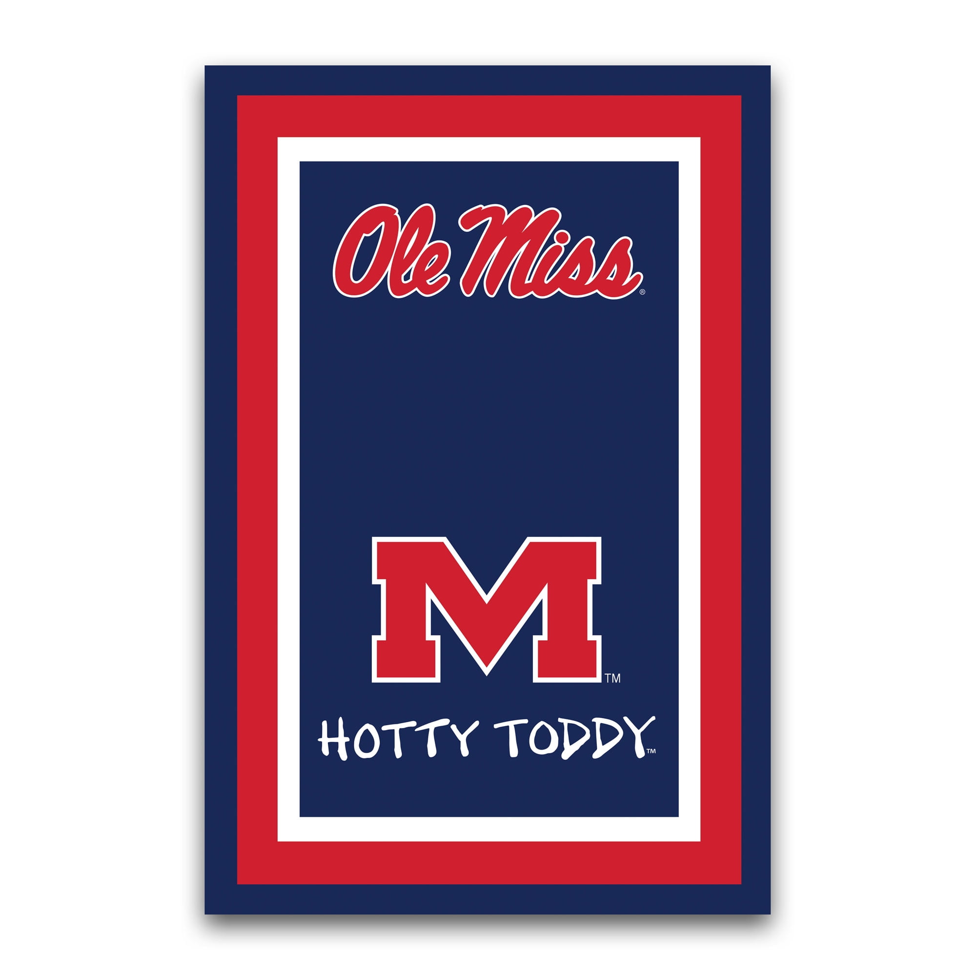 2-Pack NCAA Mississippi Ole Miss Rebels Full-Print Head Rest Covers 