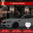 thumbnail image 6 of 5-Prong Brown LED Luminous Reindeer Antlers with Red Nose for Car Hood Holiday Decoration, 6 of 9