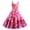 Clear, variant on LWavelet Valentine's 2026 Dress for Women, Heart Rose Pattern Sleeveless A Line Flowy Casual Sundresses Dark Purple L