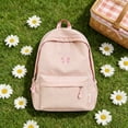 thumbnail image 1 of Fwttom Fresh and Sweet Backpack for Girls Macaron Colored Backpack Versatile Bow Ties Backpack for Going Out, 1 of 6