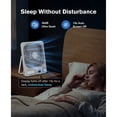 thumbnail image 4 of Travel Desk Fan, 8 in Battery Operated Fan with 10000mAh Rechargeable Battery, 40H Runtime, 100 Speeds, 180° Tilt Folding Portable Fan for Desktop, Home, Camping, 4 of 7