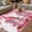 Pink HotPink, variant on Valentine's Day Outdoor Rug for Patio/Deck/Porch, Non-Slip Large Area Rug 6 x 9 Ft, Ombre Pink Gnomes Love Roses Romantic Indoor Outdoor Rugs Washable Area Rugs, Reversible Camping Rug Carpet Runner