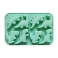 thumbnail image 1 of Molde De Silicona Con 8 Cavidades Con Forma De Dinosaurio Para Tartas, Pasteles Y Postres., 1 of 5